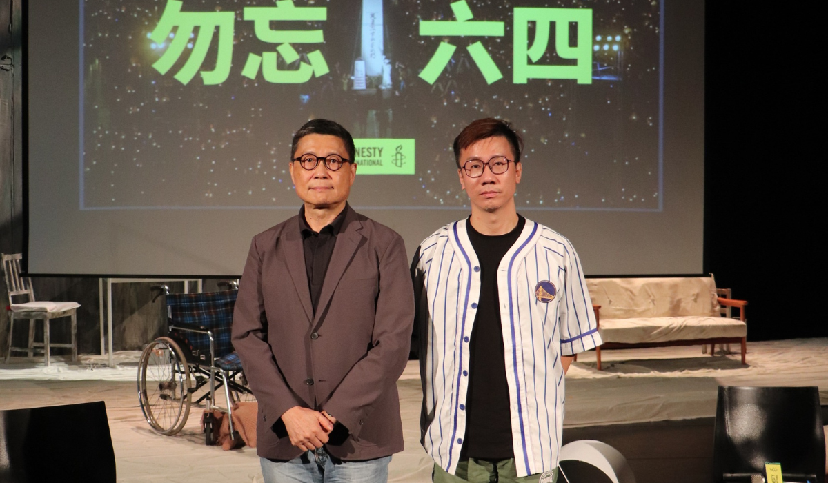 《5月35日》每場演出皆附座談，包含不少香港與談人，例如：香港「佔中三子」政治大學社會學系客座教授陳健民、 香港傳媒工作者曾志豪