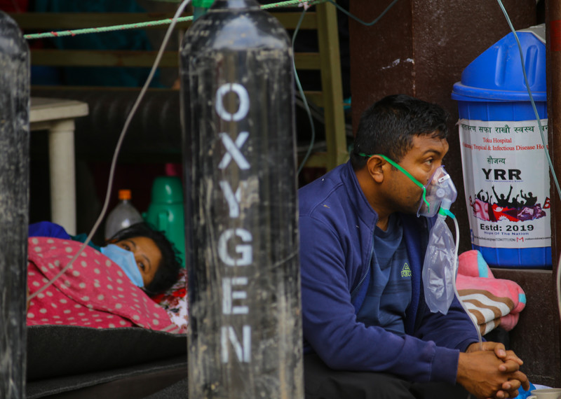 在發起活動和倡議行動後，尼泊爾人終於能夠接種疫苗。©Anadolu Agency via Getty Images
